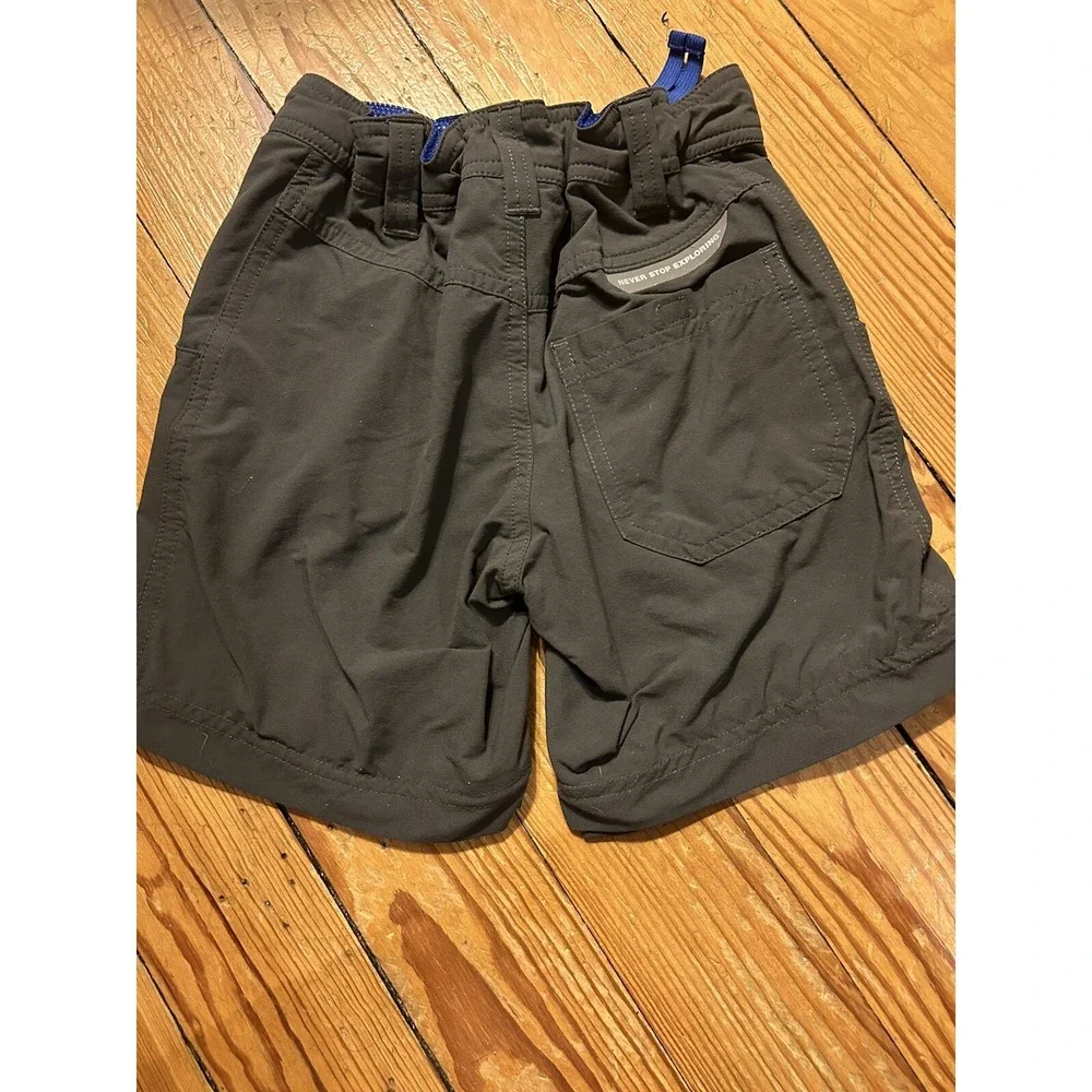 The North Face Adjustable Waist Hiking Reflective Shorts Boys Size 6